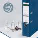 Leitz 180° Plastic Lever Arch File Foolscap 80 mm - Blue - Outer carton of 10 11101035