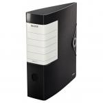 Leitz 180° Solid Lever Arch File For professional filing. 180° mechanism, 75 mm, A4. Black. - Outer carton of 5 11120095