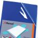 Rexel Nyrex Premium A4 Document Folder, Assorted Colours, Embossed, 100mic, Cut Flush, L-Folder, Pack of 25 - Outer carton of 4 12161AS