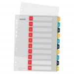 LEITZ Cosy PC writable Index 1-10 multicolor - Outer carton of 15 12470000