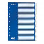 Leitz Register Book 1 to 31, A4 - WhiteBlue - Outer carton of 10 12526001