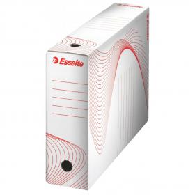 Esselte Standard Archiving Box 80mm - White - Outer carton of 25 128080