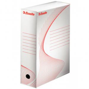Esselte Standard Archiving Box, A4, 100mm - White - Outer carton of 25