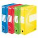 Esselte Standard Archiving Box, A4, 80mm - Assorted Colours (Pack of 10) 128403