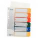 Leitz Printable Dividers, 1 to 6, A4+, Multi-Colour - Outer carton of 20 12920000