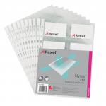 Rexel Nyrex™ Business Card Pockets A4 (Pack 10) - Outer carton of 10 13681