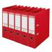Esselte Lever Arch File 75mm Red - 5 Pcs 162530