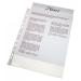 Esselte Punched Pocket, 30 A4 sheets, Transparent, Matte, 38 Micron Polypropylene (Pack 100) 16690