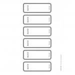 Leitz PC Printable Self-adhesive Spine Labels for WOW 1006 Lever Arch Files Grey (Pack of 60) 16930085