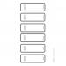 Leitz PC Printable Self-adhesive Spine Labels for WOW 1006 Lever Arch Files Grey (Pack of 60) 16930085