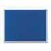 Nobo Classic Felt Noticeboard, Blue Felt, Aluminium Trim 600 x 450mm 1900914