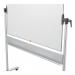 Nobo Classic Steel Mobile Dry Wipe Whiteboard with Horizontal Pivot (Flips Top to Bottom), Magnetic, 1200 x 900 mm, Marker Included, White 1901029