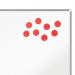 Nobo Whiteboard Magnets 20mm Red (Pack 8) 1901442