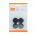 Nobo Whiteboard Magnets 30mm Black (Pack of 4) 1901448