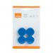 Nobo Whiteboard Magnets 30mm Blue (Pack of 4) 1901450