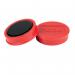 Nobo Whiteboard Magnets 38mm Red (Pack of 4) 1901452