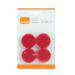 Nobo Whiteboard Magnets 38mm Red (Pack of 4) 1901452