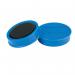 Nobo Whiteboard Magnets 38mm Blue (Pack of 4) 1901453