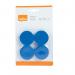 Nobo Whiteboard Magnets 38mm Blue (Pack of 4) 1901453