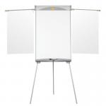 Nobo Essence Tripod Steel Magnetic Whiteboard Easel with Extended Display Arms (Retail Packed) 1902046