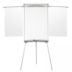 Nobo Essence Tripod Steel Magnetic Whiteboard Easel with Extended