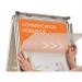 Nobo A0 A-Frame Pavement Display Board with Snap Frame, Aluminium Frame, Silver, Double Sided 1902204