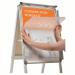 Nobo A2 A-Frame Pavement Display Board with Snap Frame, Aluminium Frame, Silver, Double Sided 1902207