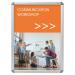Nobo Poster Snap Frame; Signage Display or Wall Notice Board; Aluminium Frame; Silver; 700x500mm
