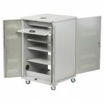 Nobo Multimedia Cabinet SilverGrey Code 1902339