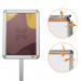 Nobo Premium Plus A4 Poster Frame Sign Holder Display Stand with Snap Frame 1902383