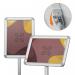 Nobo Premium Plus A4 Poster Frame Sign Holder Display Stand with Snap Frame 1902383