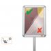 Nobo Premium Plus A4 Poster Frame Sign Holder Display Stand with Snap Frame 1902383