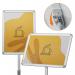 Nobo Premium Plus A3 Poster Frame Sign Holder Display Stand with Snap Frame 1902384