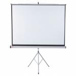 Nobo Tripod Projection Screen Home Theatre/Office/Cinema Screen 4:3 Screen Format Matte White (2000x1513mm) 1902397