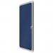 Nobo Premium Plus Felt Lockable Notice Board 9xA4 Blue 1902556