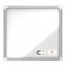 Nobo Premium Plus Magnetic Lockable Notice Board 6xA4 White 1902558