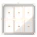 Nobo Premium Plus Magnetic Lockable Notice Board 6xA4 White 1902558