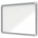 Nobo Premium Plus Magnetic Lockable Notice Board 8xA4 White 1902559