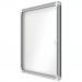 Nobo Premium Plus Magnetic Lockable Notice Board 8xA4 White 1902559