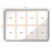 Nobo Premium Plus Magnetic Lockable Notice Board 8xA4 White 1902559