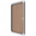 Nobo Premium Plus Cork Lockable Notice Board 6xA4  1902562