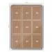 Nobo Premium Plus Cork Lockable Notice Board 9xA4  1902564