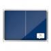 Nobo Premium Plus Felt Lockable Notice Board 8xA4 Blue 1902565