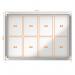 Nobo Premium Plus Magnetic Lockable Notice Board 8xA4 White 1902569