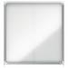 Nobo Premium Plus Magnetic Lockable Notice Board 12xA4 White 1902570