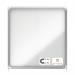 Nobo Premium Plus Magnetic Lockable Notice Board 12xA4 White 1902570