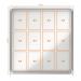 Nobo Premium Plus Magnetic Lockable Notice Board 12xA4 White 1902570