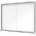 Nobo Premium Plus Magnetic Lockable Notice Board 18xA4 White 1902571