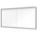 Nobo Premium Plus Magnetic Lockable Notice Board 27xA4 White 1902572