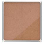 Nobo Premium Plus Cork Lockable Notice Board 12xA4  1902574